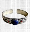 One stone Tibetan bangle