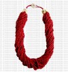 Glass bead necklace