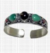 3 stone filigree bangle 1