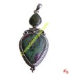 Tear drop and round shape pendant