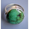 Turquoise stone silver finger ring 2