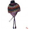 Mixed color woolen ear hat20