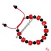 Glass coral beads wristband3