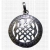 Endless knot silver pendant