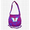 Butterfly tie-dye felt bag 145