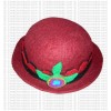 Flower felt hat 5