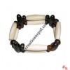 Oval beads bone Bracelet1