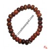 Plain brown bone beads wristband