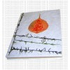 Buddha print Bodhi leaf notebook