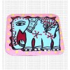 Mithila painting - elephant tea-mat set of 6