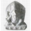 Ganesh - 8'' stone statue