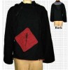 Patch pocket cotton hooded jacket