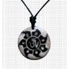 Tibetan OM fire art amulet