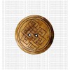 Endless knot bone button (Packet of 10)