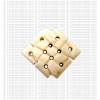 Endless knot bone button2 (Packet of 10)