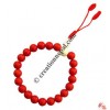 Coral 8 mm 21 beads wristband