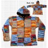 Mixed color woolen jacket
