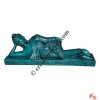 Turquoise color relaxing Buddha