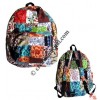 Printed cotton patch-work backpacks