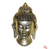 Buddha head silver coated wall decorative