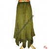 Triangular frills khaddar cotton skirt