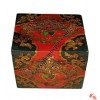 Small size wooden Tibetan painted simple box3