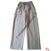 Hemp color shyama cotton trouser