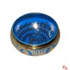 Painted small size singing bowl (Blue)