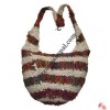 Recycked cotton crochet bag1