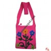 5-flower felt bag