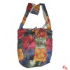Patch-work rib colorful bag