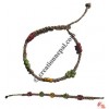 3 color Beads hemp bracelet