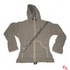 Stretched woolen jackets - grey