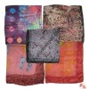 Light weight soft silk square scarf