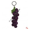 Grapes design felt key ring
