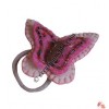 Beads decorated felt butterfly hair band