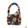 Colorful balls purse