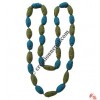 Oval balls-beads necklace