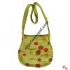Dots design felt bag