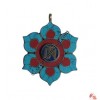Tibetan OM mantra Lotus pendant
