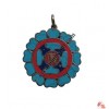 Mandala Tibetan Om pendant