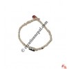 Bone bead decoration hemp bracelet
