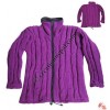 Purple Nagbeli woolen jacket