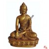 Gold color resin Buddha statue2
