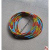 Glass beads wire bangle 2