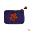 Flower design felt coin purse3