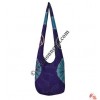 Sun and Peace prints and embroidered lama bag