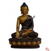 Copper-gold painted Buddha