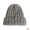 Two color mixed woolen hat3