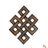 Small White-Blue endless knot
